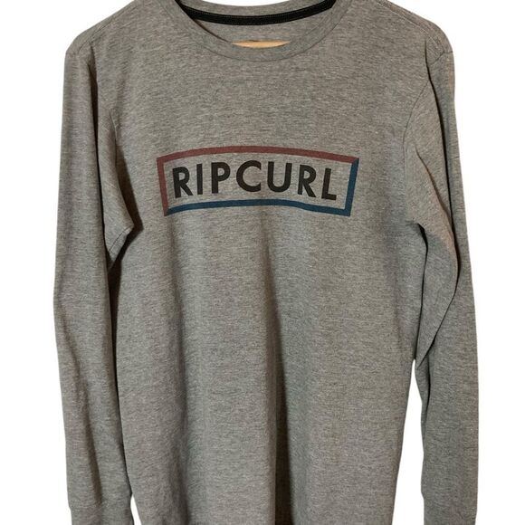 Rip Curl Heather Gray Crewneck Sweater Men’s Size M - Picture 1 of 3